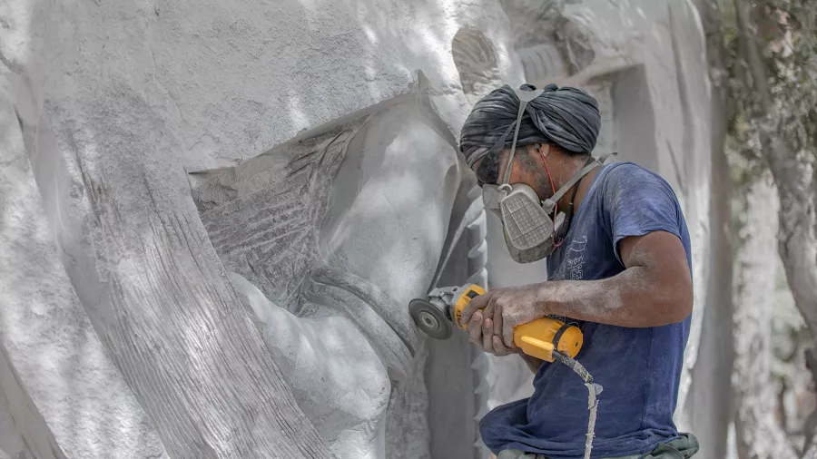 Granite Art Captivates Visitors at Laongo Symposium in Burkina Faso