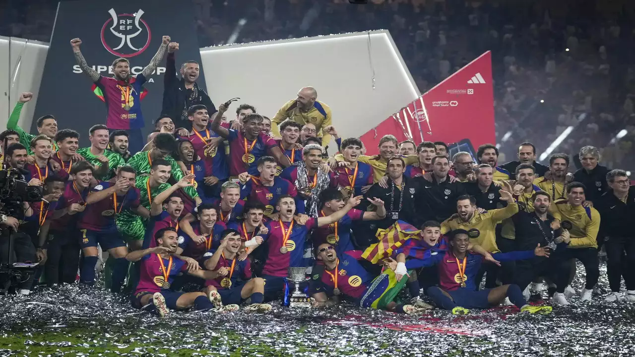 Barcelona Rout Real Madrid 5-2 to Claim Spanish Super Cup